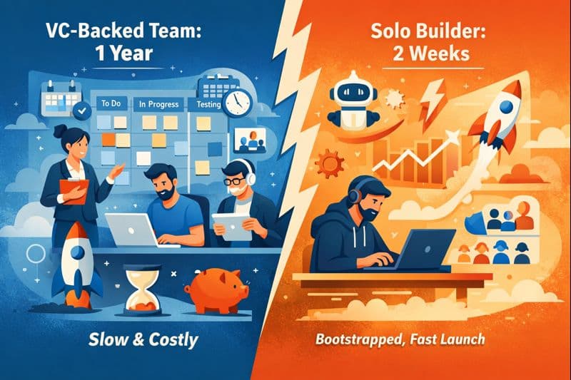 A VC-Backed Founder Took a Year to Build His MVP. We Shipped in 2 Weeks