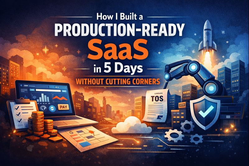 How I Built a Production-Ready MVP in 5 Days Without Cutting Corners